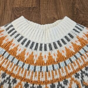 Aerie Sweater Womens Small S Fair Isle Pullover Knit Long Sleeve